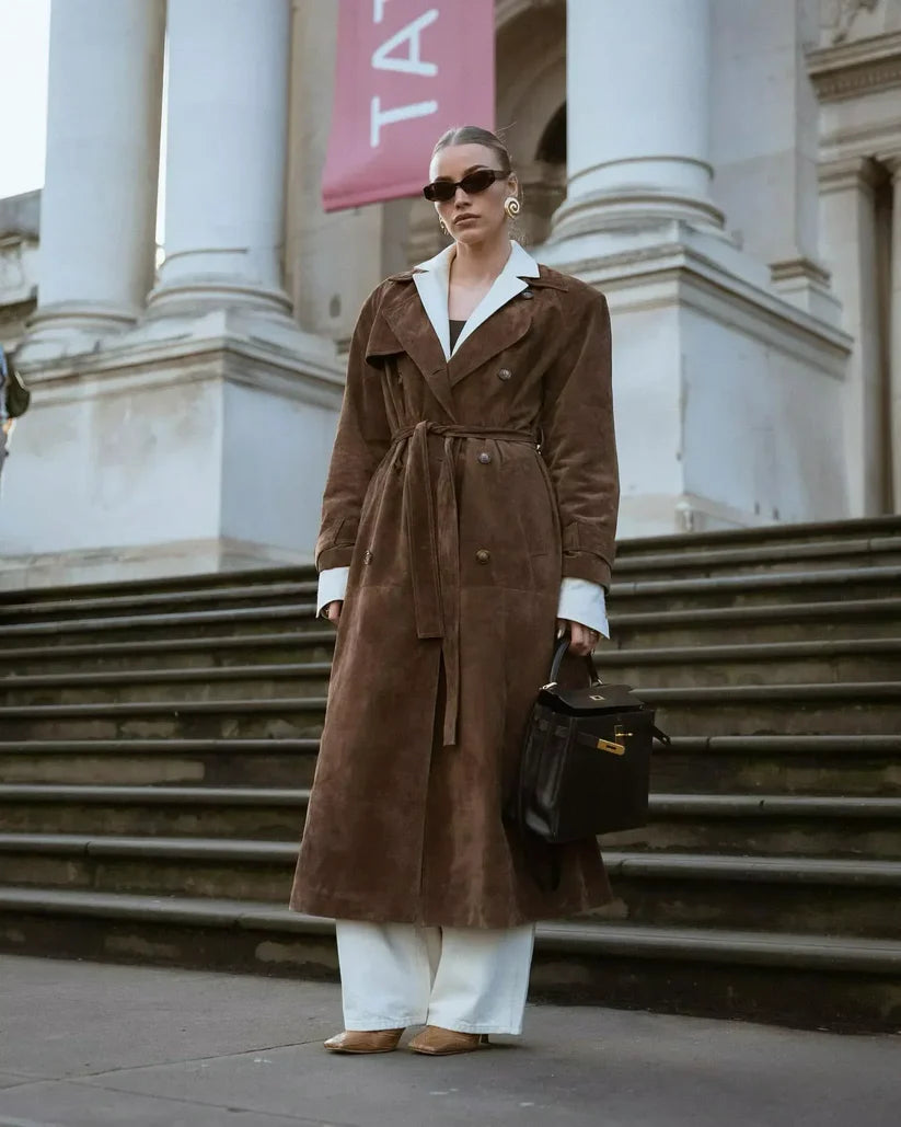 Valeria | Timeless Suede Coat