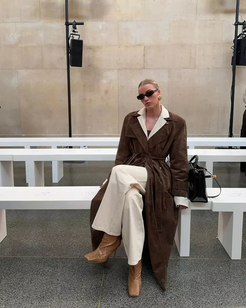 Valeria | Timeless Suede Coat
