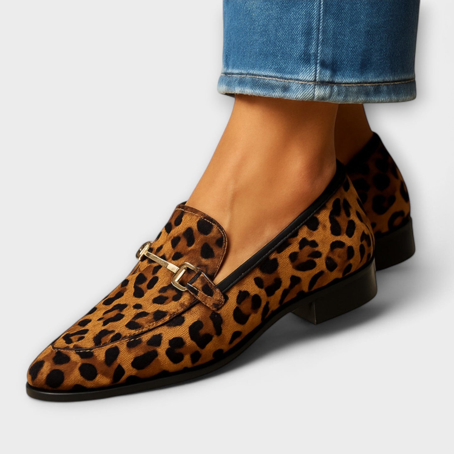 Penelope | Animal Print Loafers