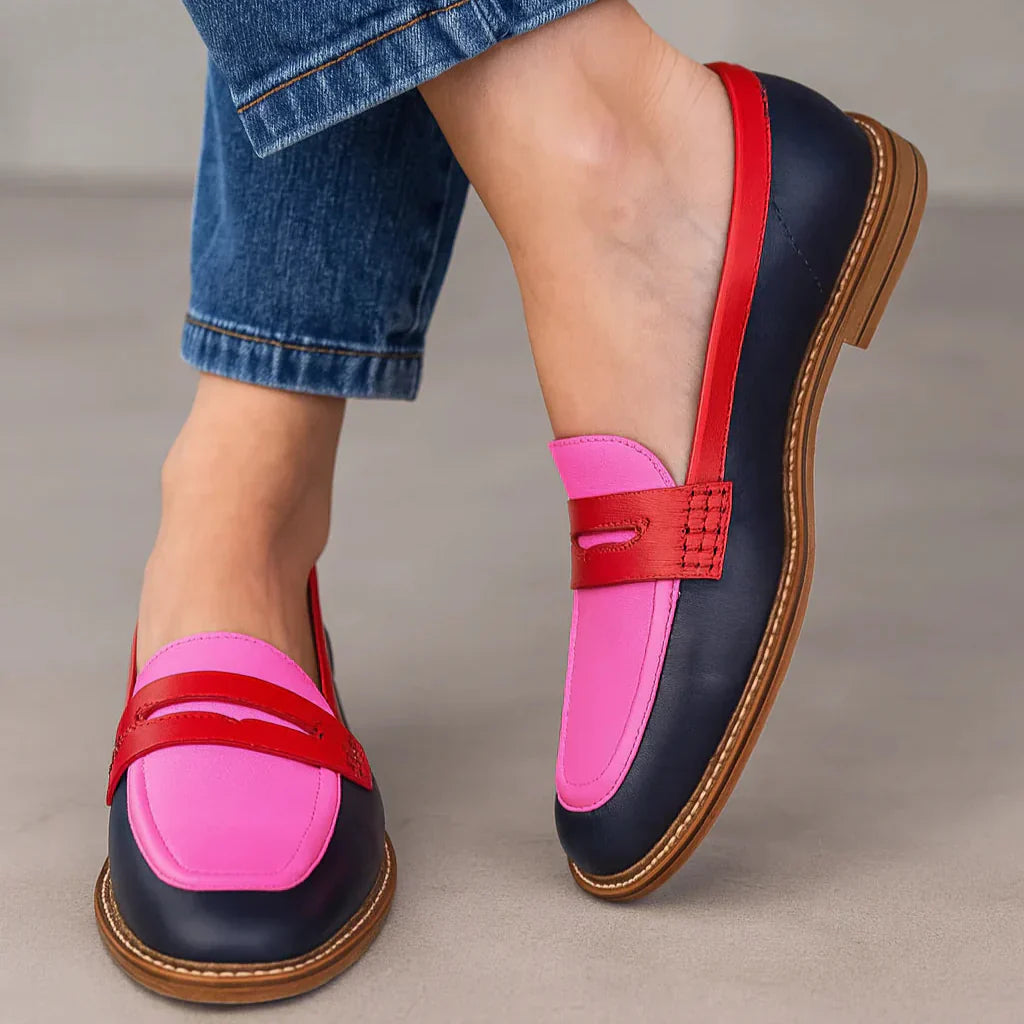 Delphine | Classic Round-Toe Loafers