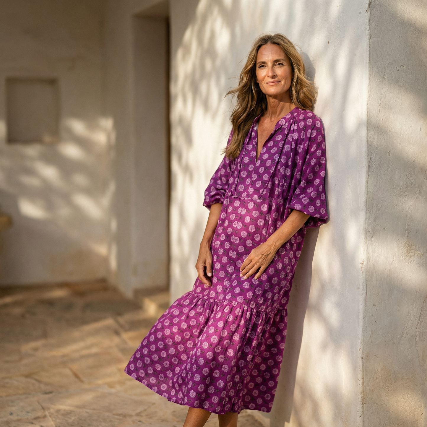 Arabella | Bohemian Flowing Maxi Dress