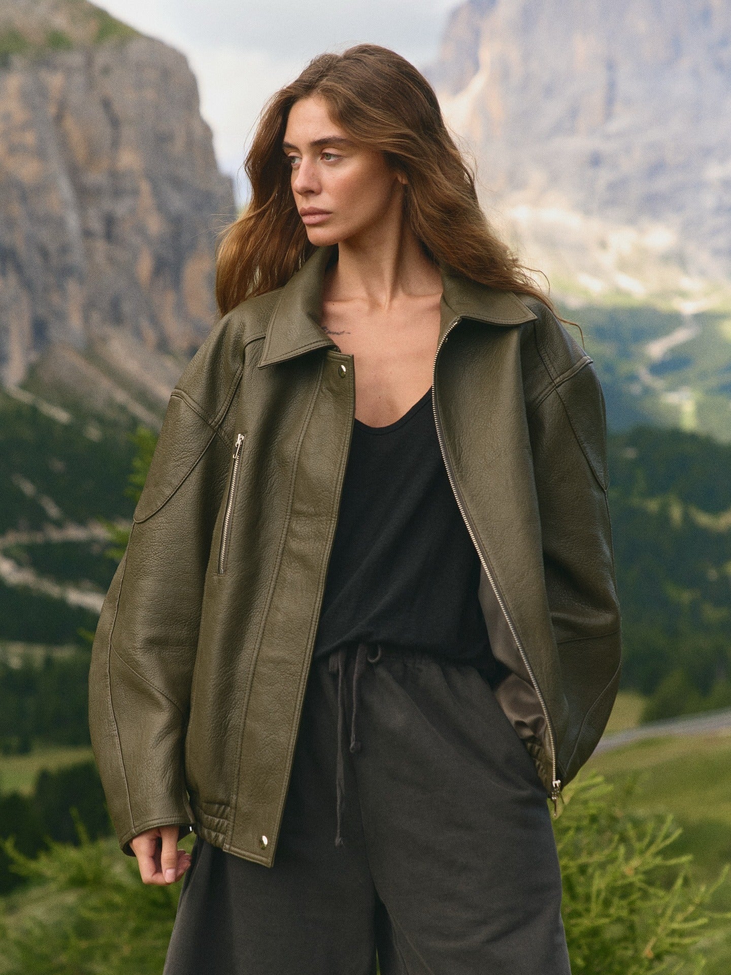 Élodie | Vintage Synthetic Jacket