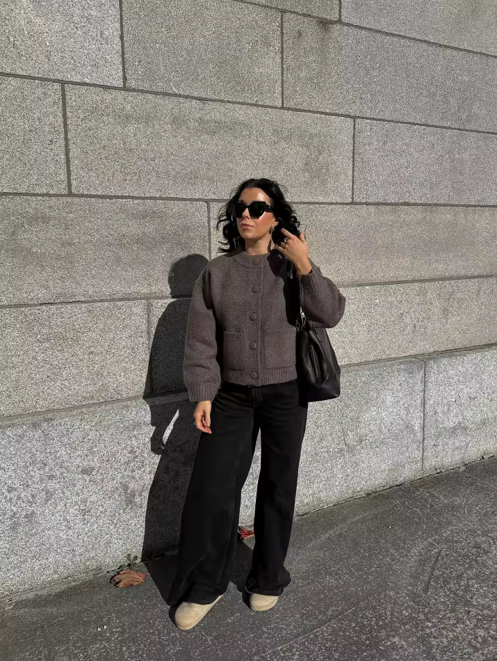 Lara | Soft Knit Pocket Sweater