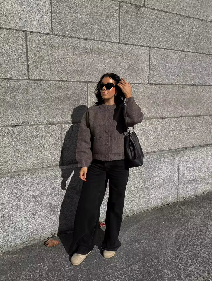 Lara | Soft Knit Pocket Sweater