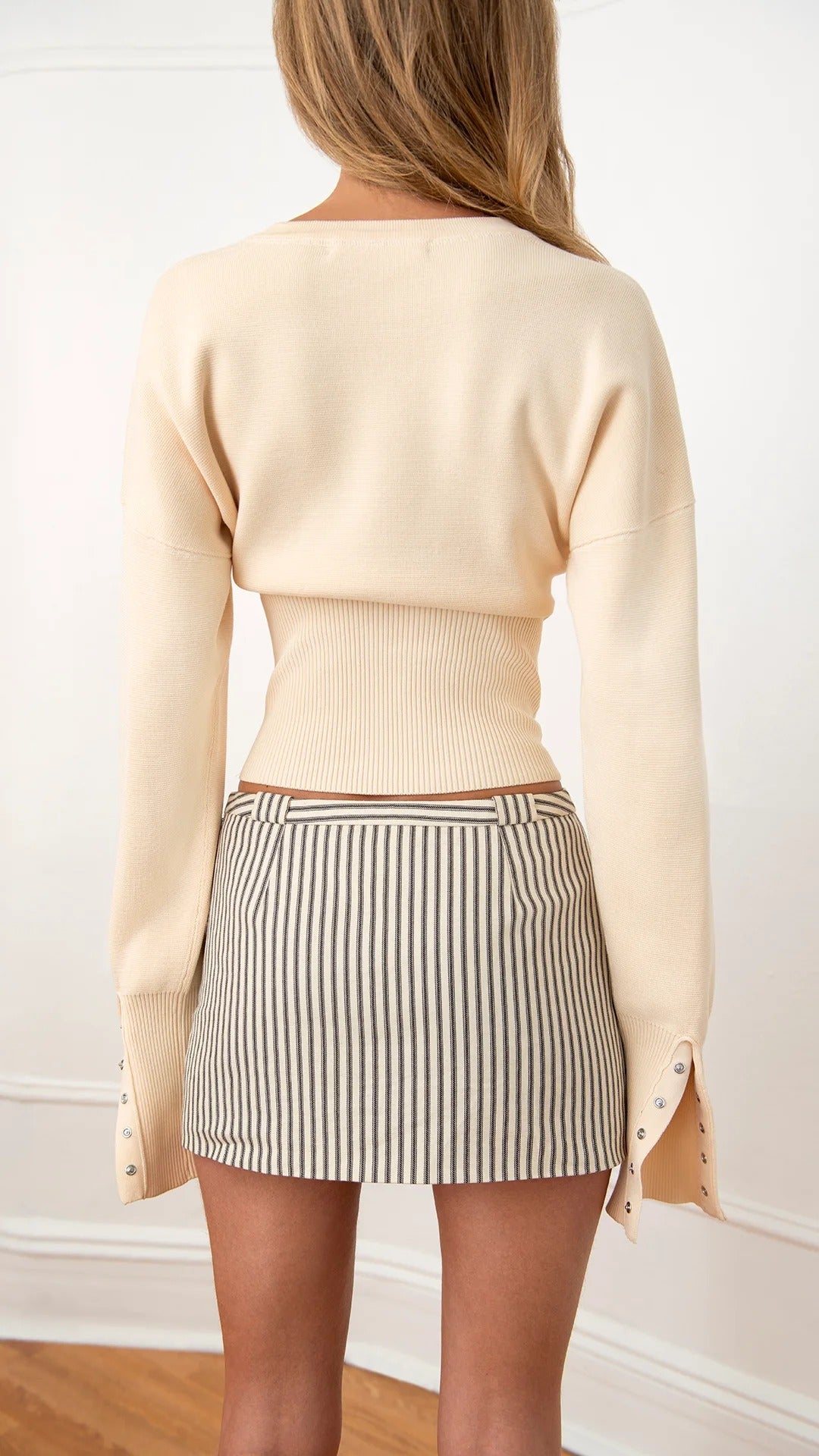 Nola | Ribbed Button Cardigan