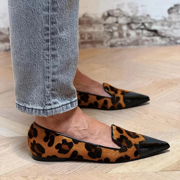 Francesca | Animal Print Ballet Flats