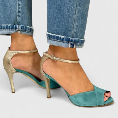 Margot | Peep-Toe Block Heels