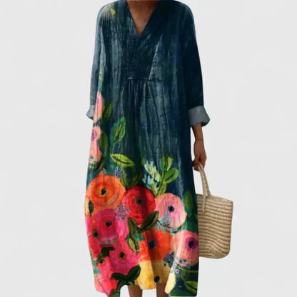 Isabella | Flowing Floral Maxi Dress