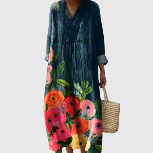 Isabella | Flowing Floral Maxi Dress