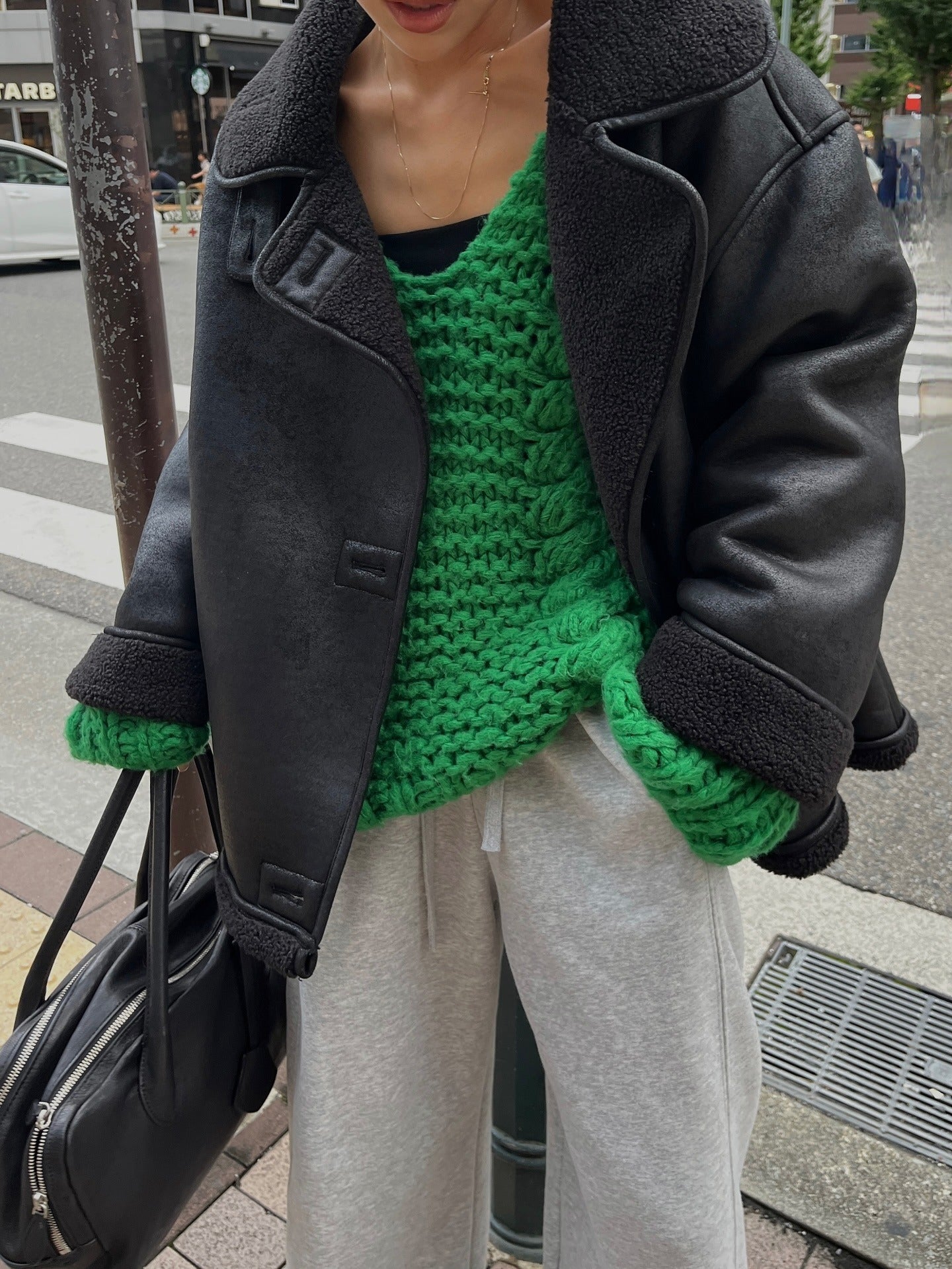 Renee | Edgy Aviator Jacket