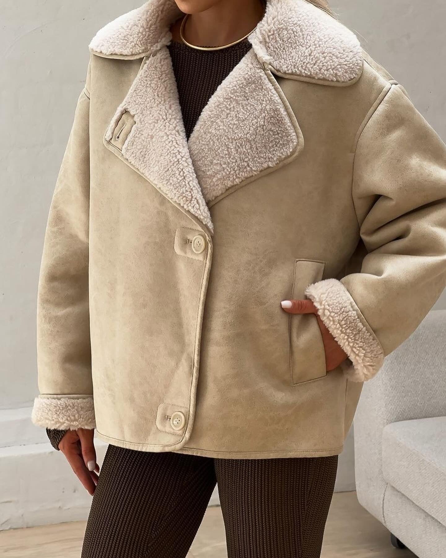 Renee | Edgy Aviator Jacket