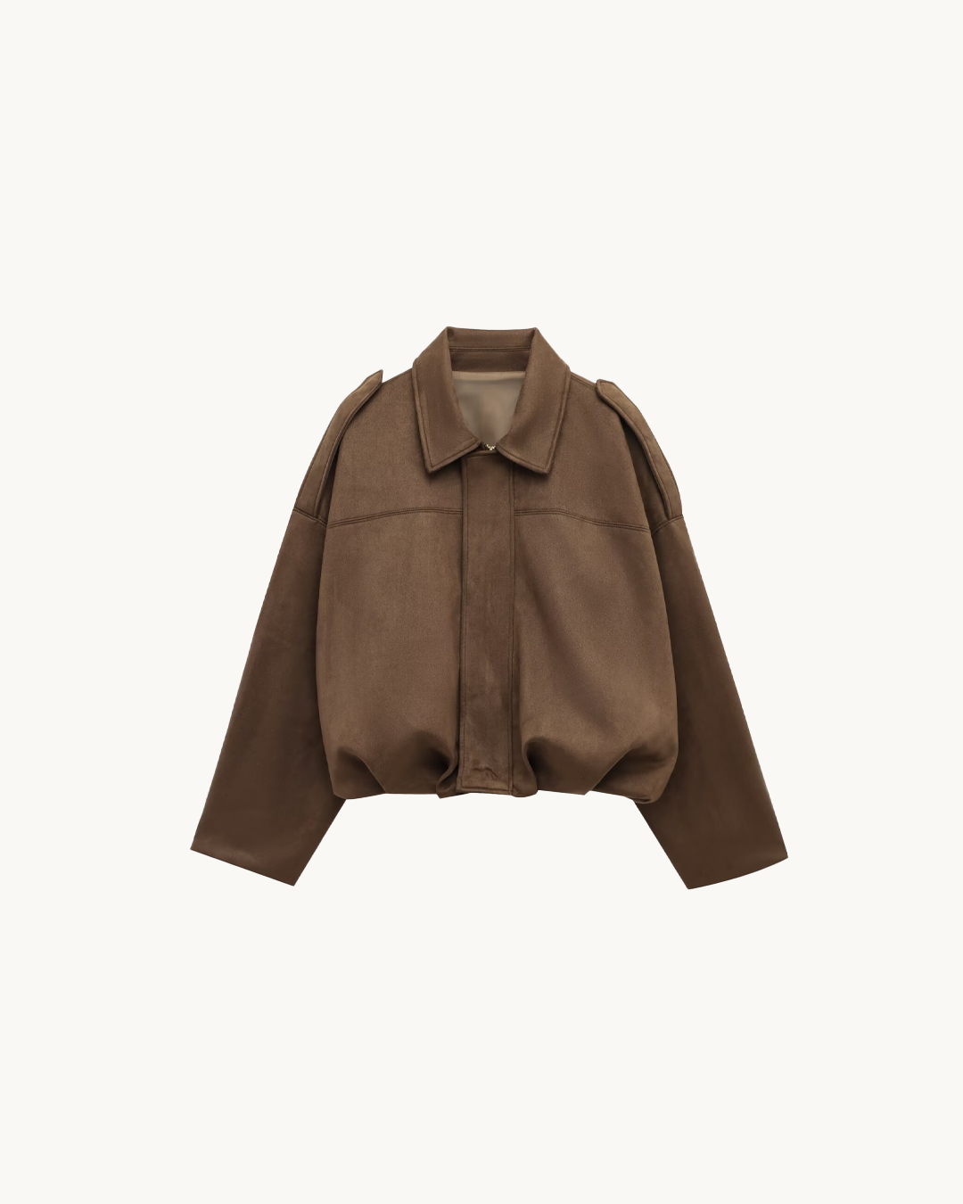 Rumi | Minimal Suede Jacket