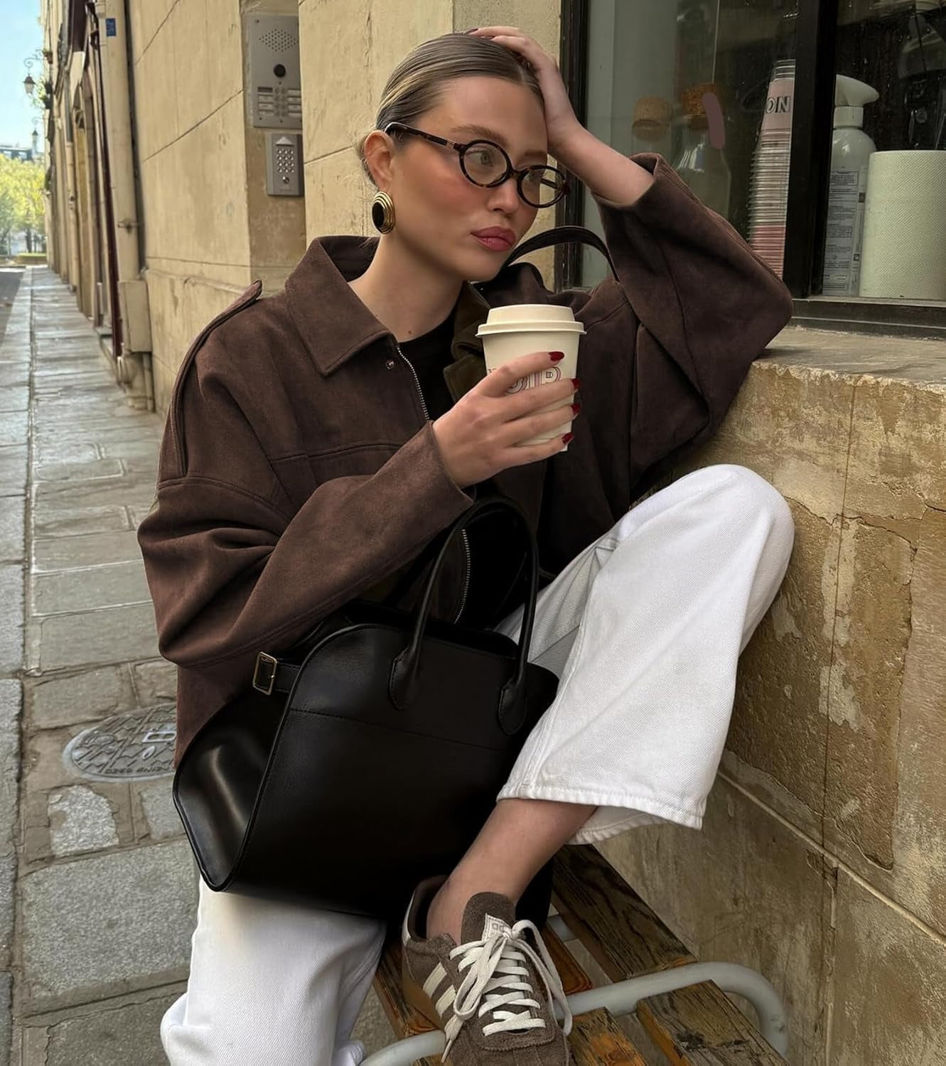 Rumi | Minimal Suede Jacket