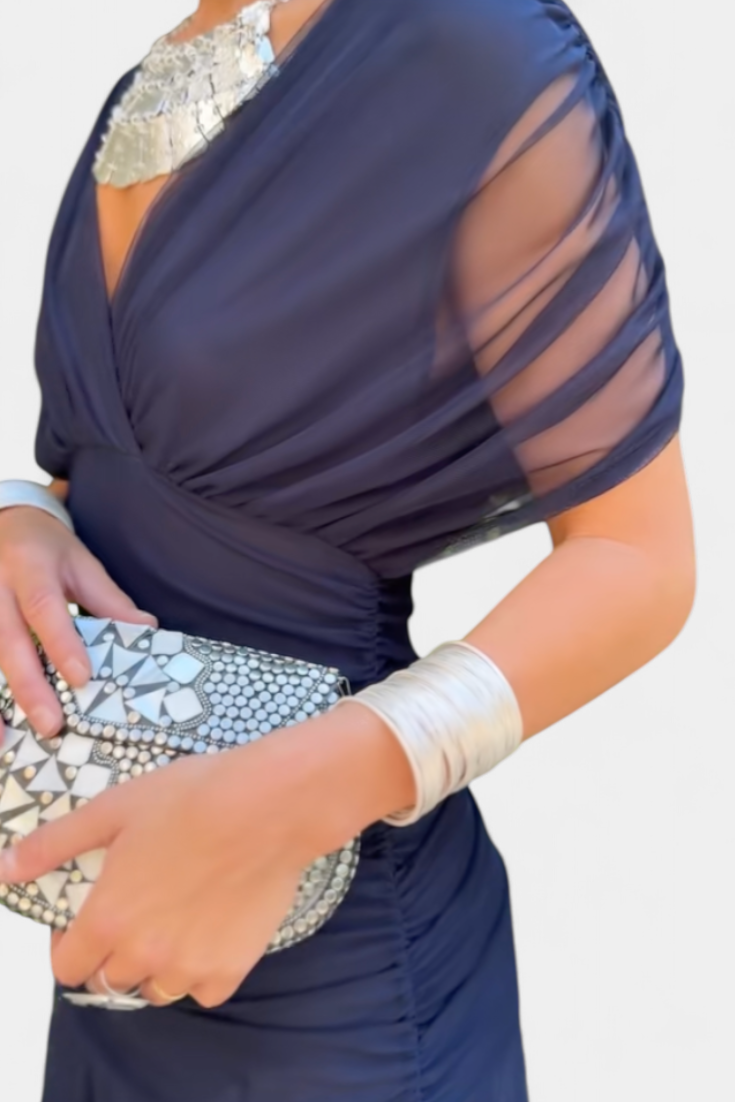 Gabrielle | Pleated Floral Maxi Dress