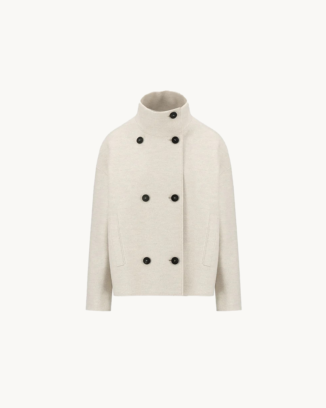 Tara | Cozy High-Neck Coat