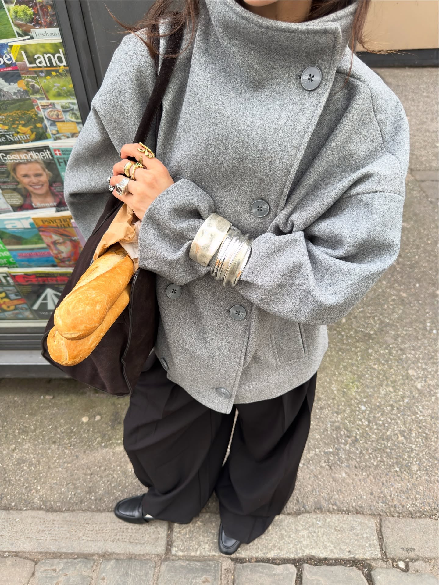 Tara | Cozy High-Neck Coat