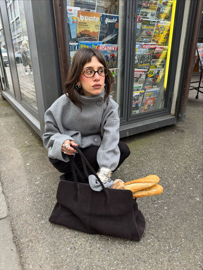 Tara | Cozy High-Neck Coat