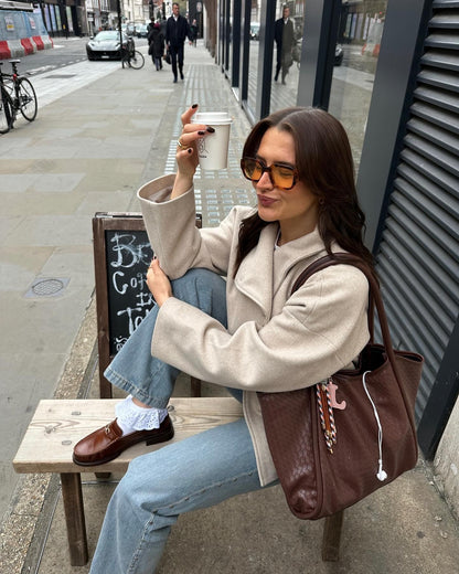 Tara | Cozy High-Neck Coat