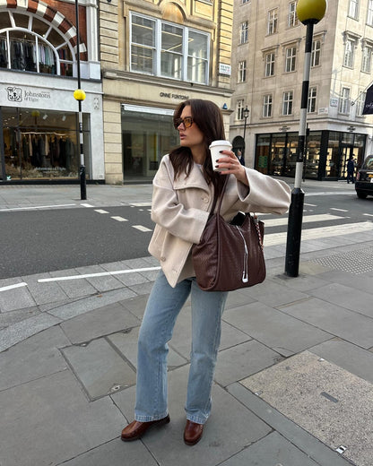 Tara | Cozy High-Neck Coat