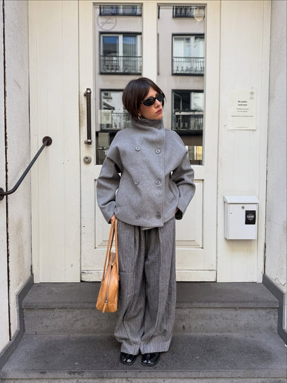 Tara | Cozy High-Neck Coat