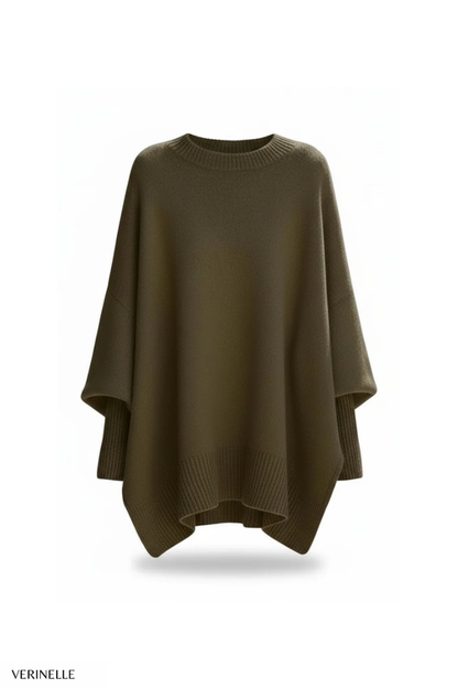 Delphine | Oversized Knit Poncho