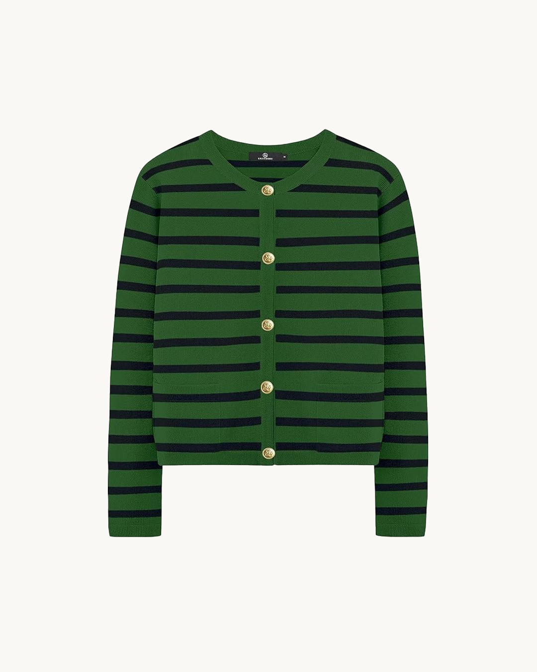 Yara | Parisian Stripe Cardigan
