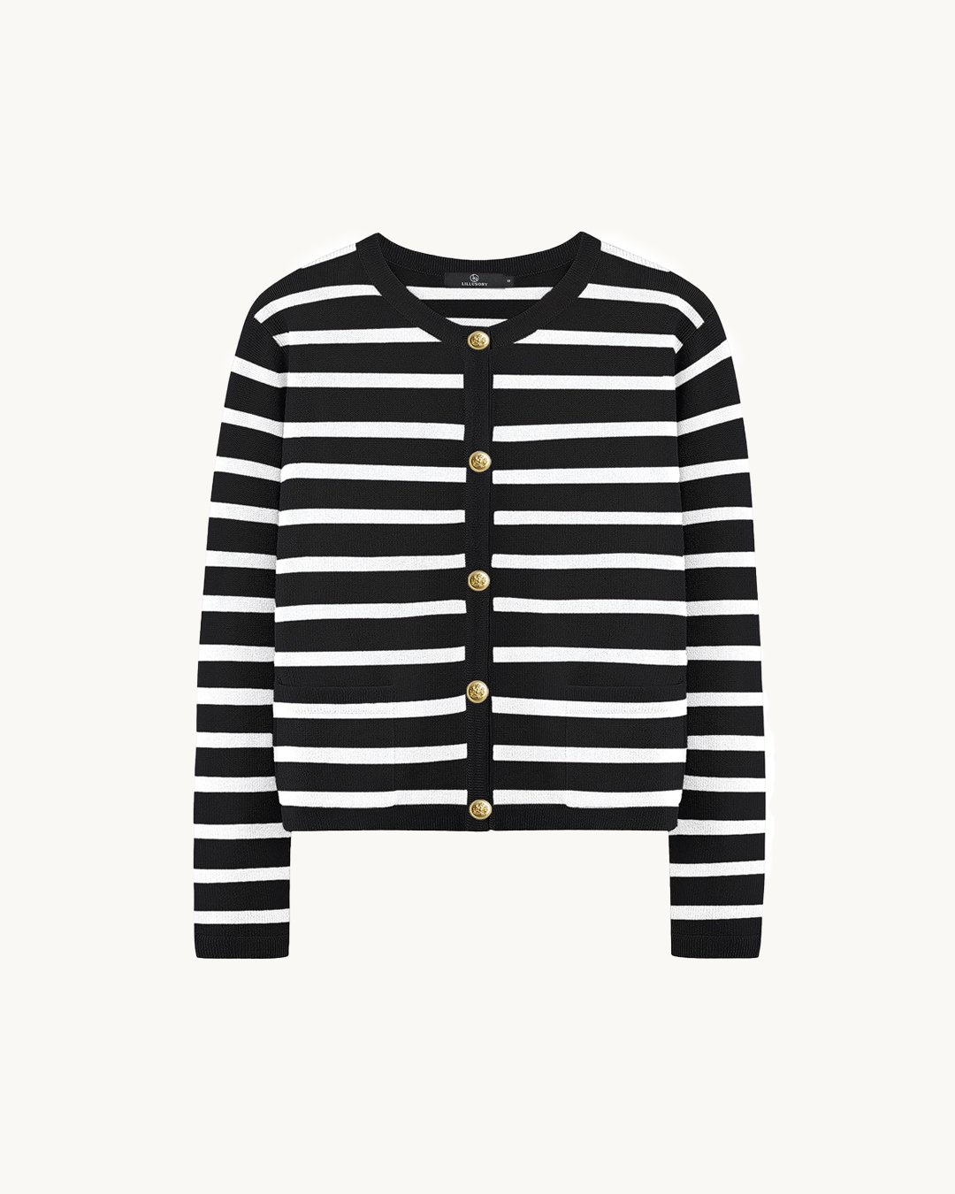 Yara | Parisian Stripe Cardigan