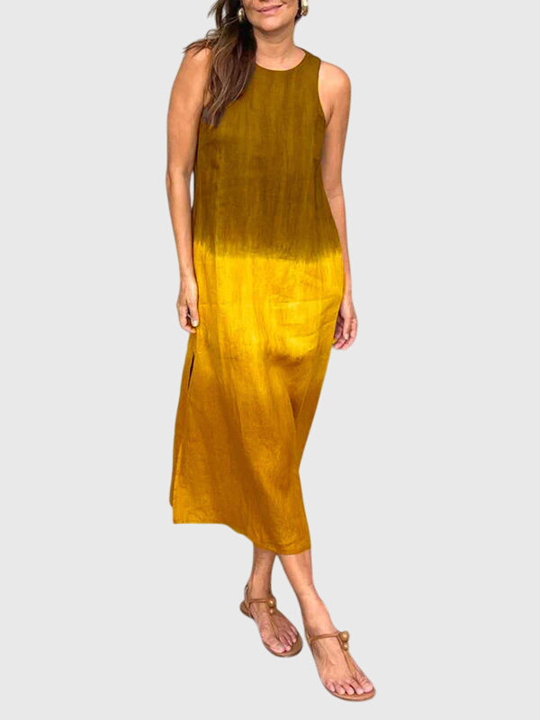 Vivienne | Gradient Print Midi Dress