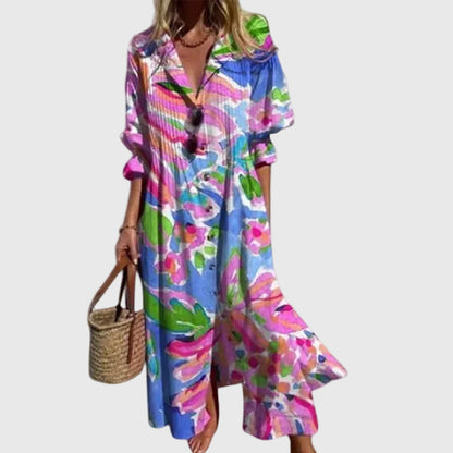 Seraphina | Flowing Bohemian Maxi Dress