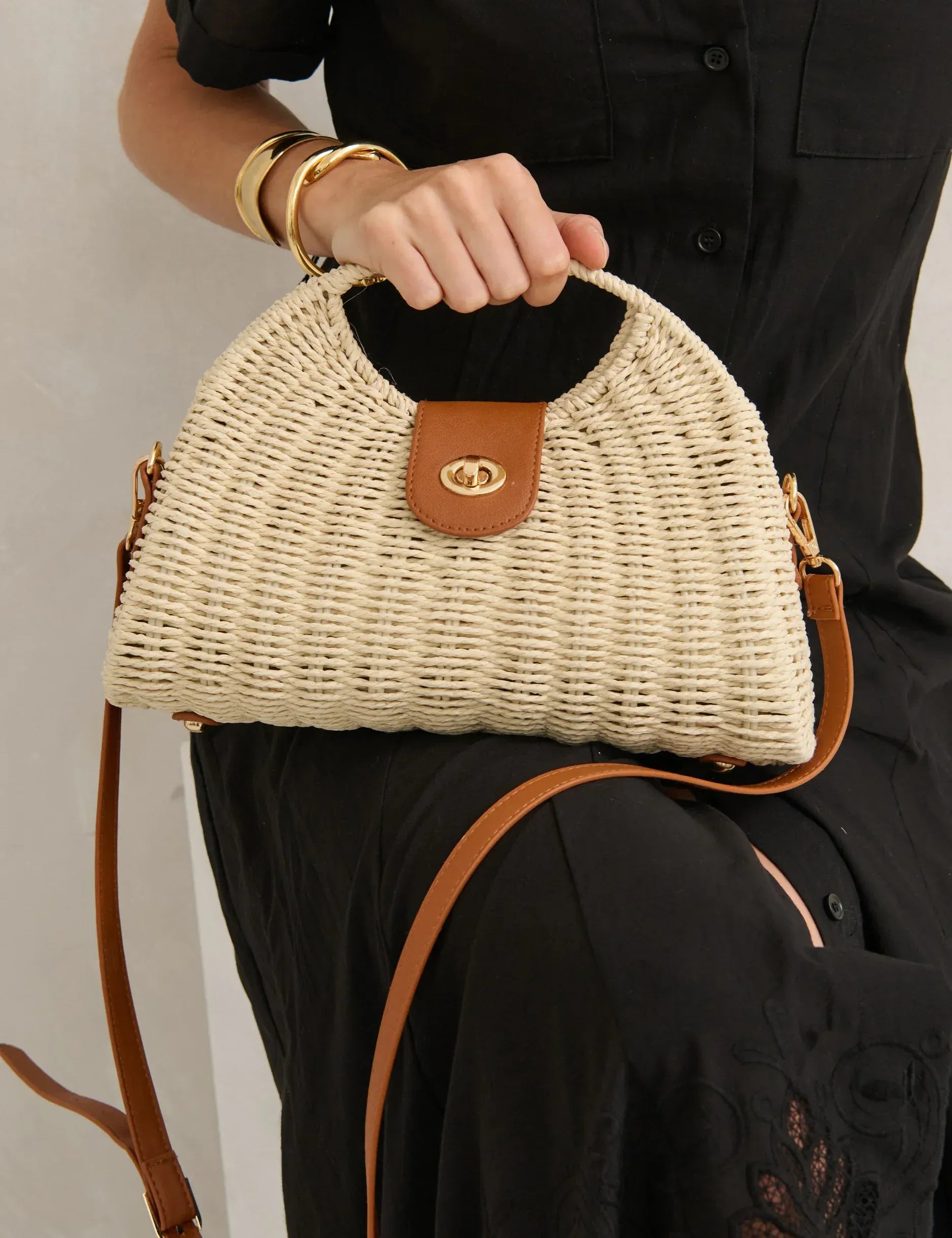 Arin | Chic Straw Tote