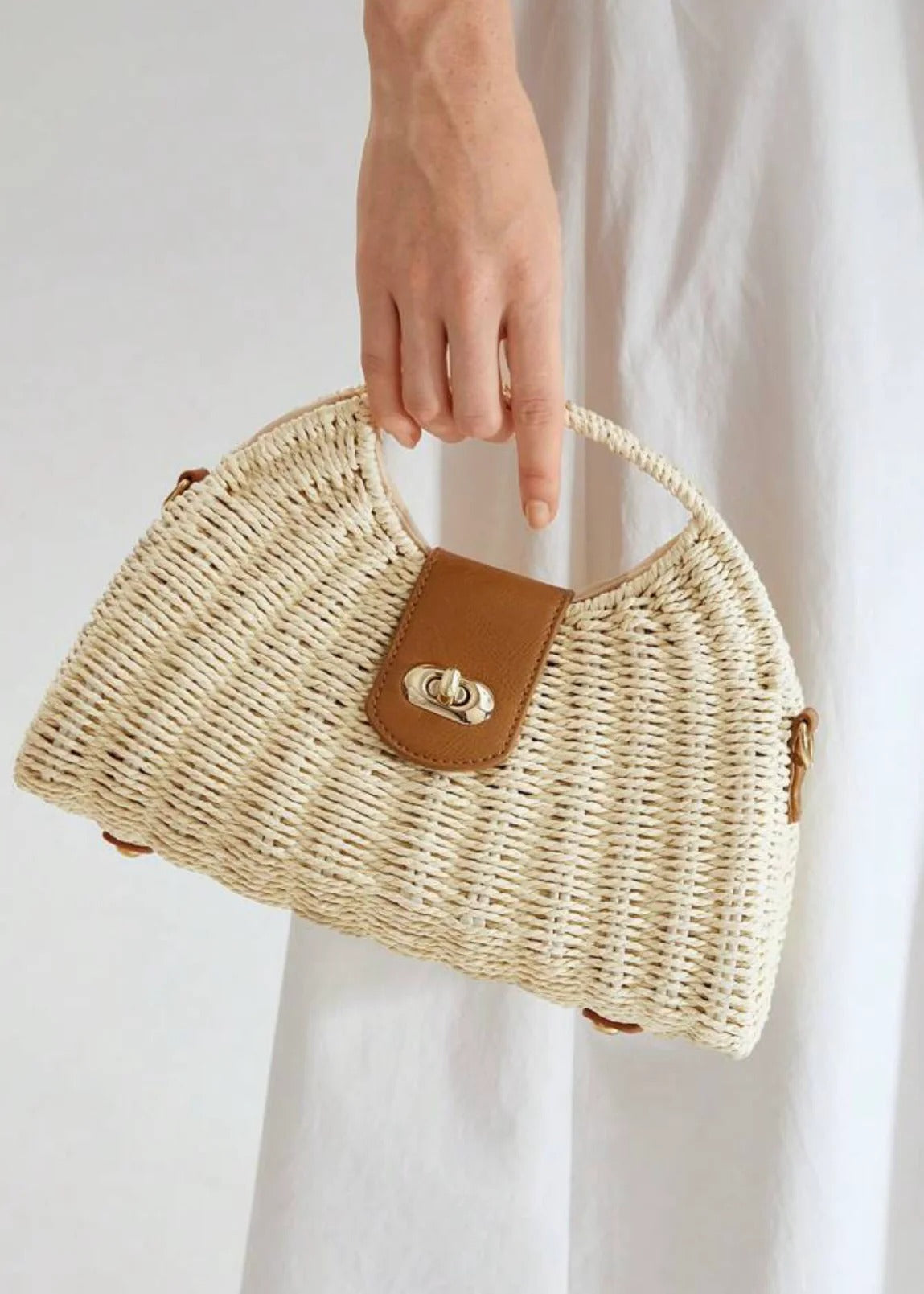 Arin | Chic Straw Tote