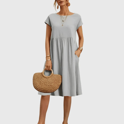 Celeste | Flowing Spring Midi Dress