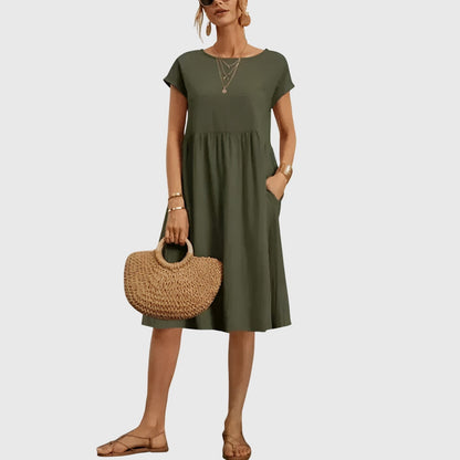 Celeste | Flowing Spring Midi Dress