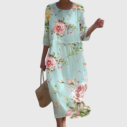 Sophia | Flowing Floral Maxi Dress