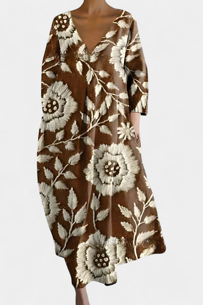 Evangeline | V-Neck Maxi Dress