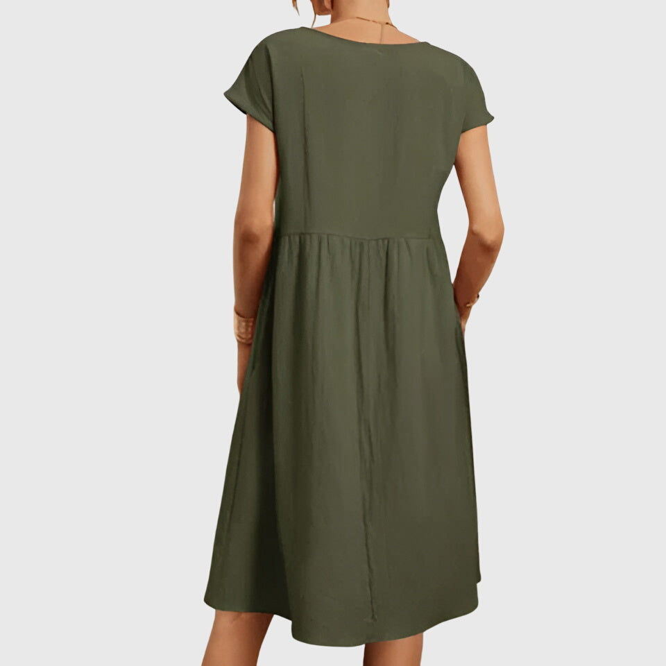Celeste | Flowing Spring Midi Dress