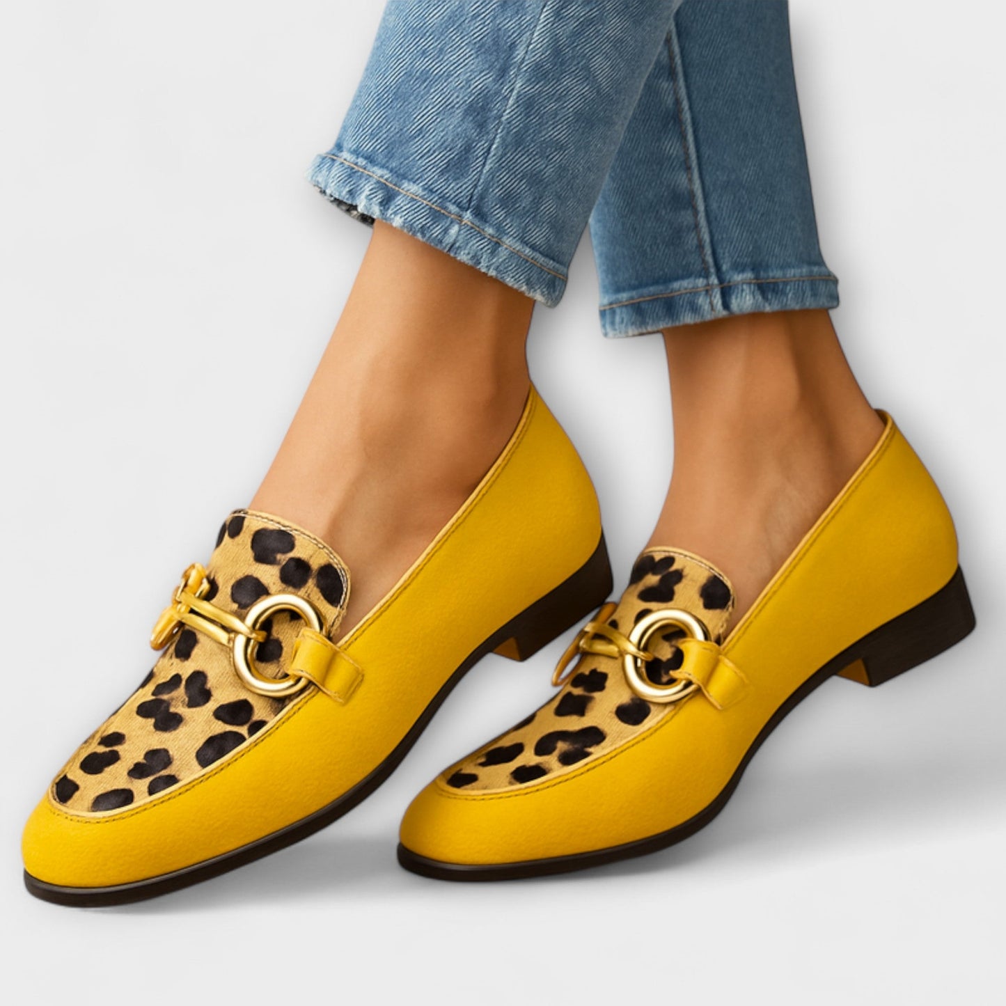 Juliette | Statement Animal Print Loafers
