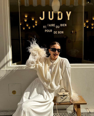 Leora | Statement-Sleeve Cardigan