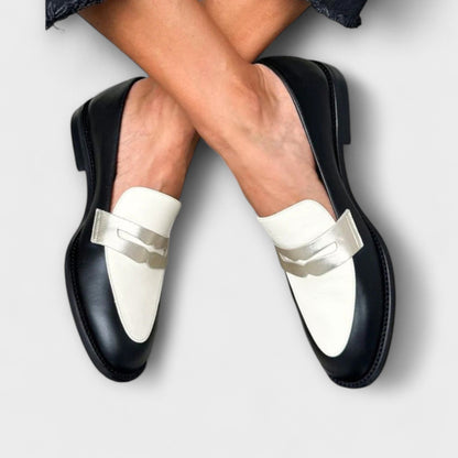 Aurelie | Black Patent Loafers