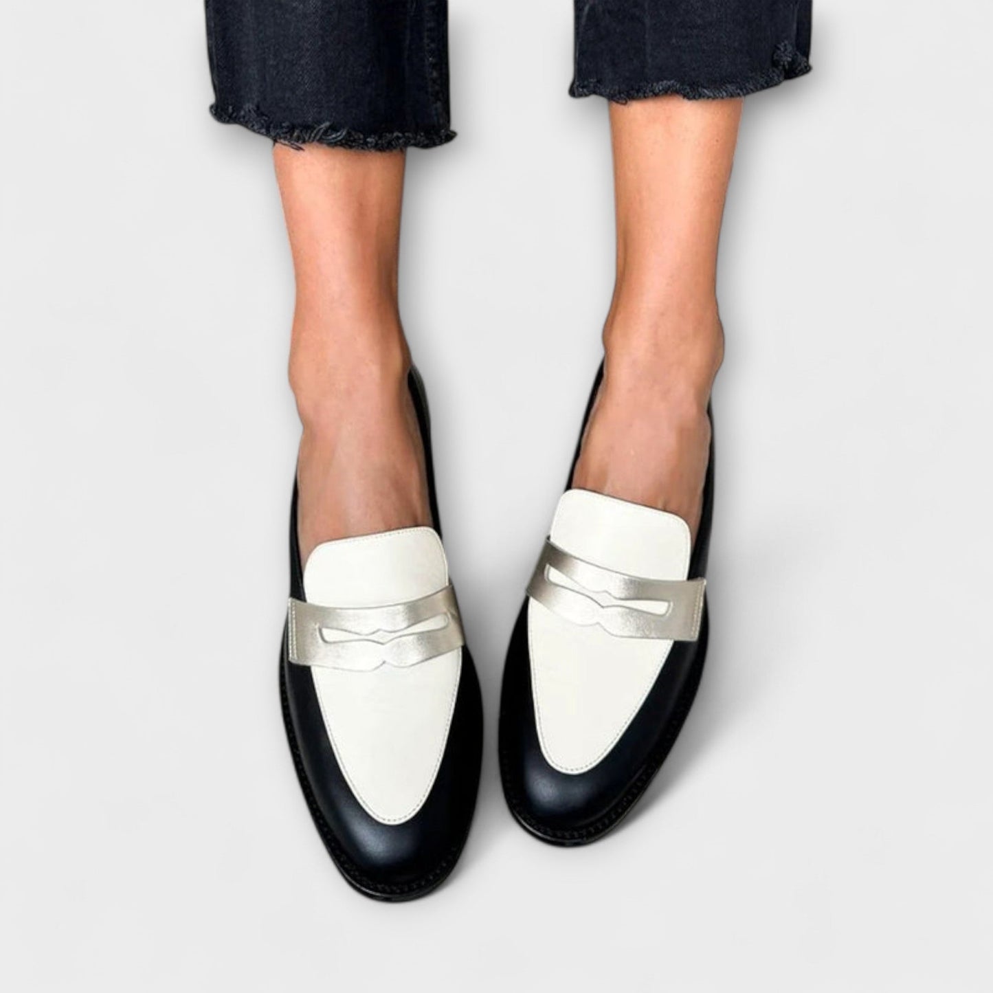 Aurelie | Black Patent Loafers