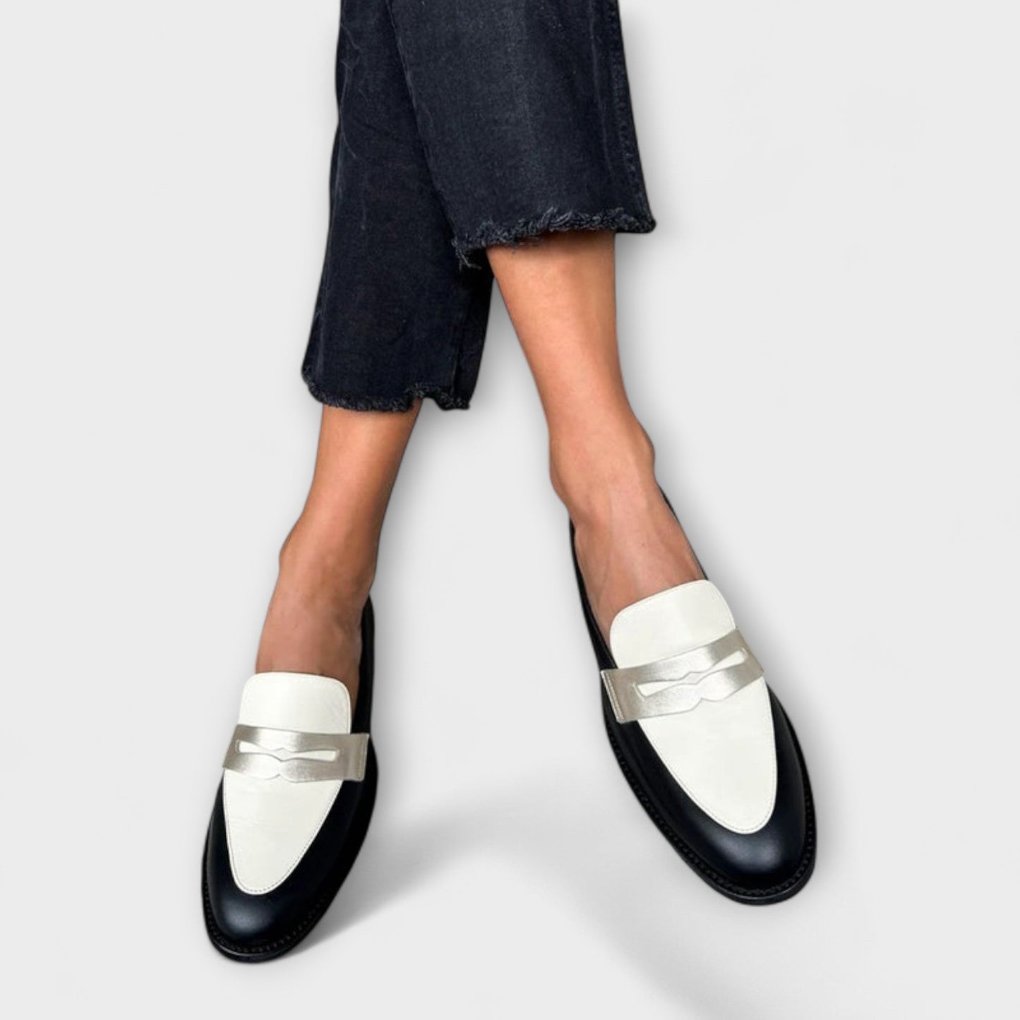 Aurelie | Black Patent Loafers