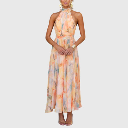 Zara | Halterneck Maxi Dress