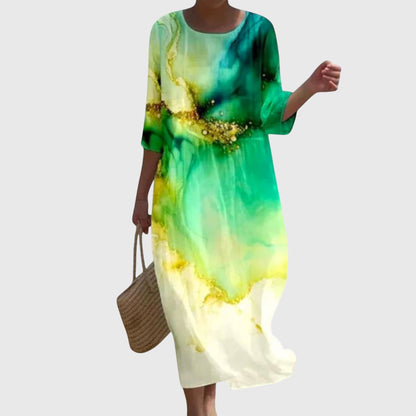 Sophia | Flowing Floral Maxi Dress