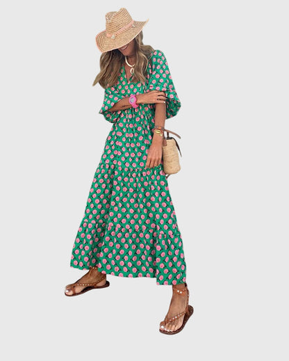 Maya | Boho Maxi Dress