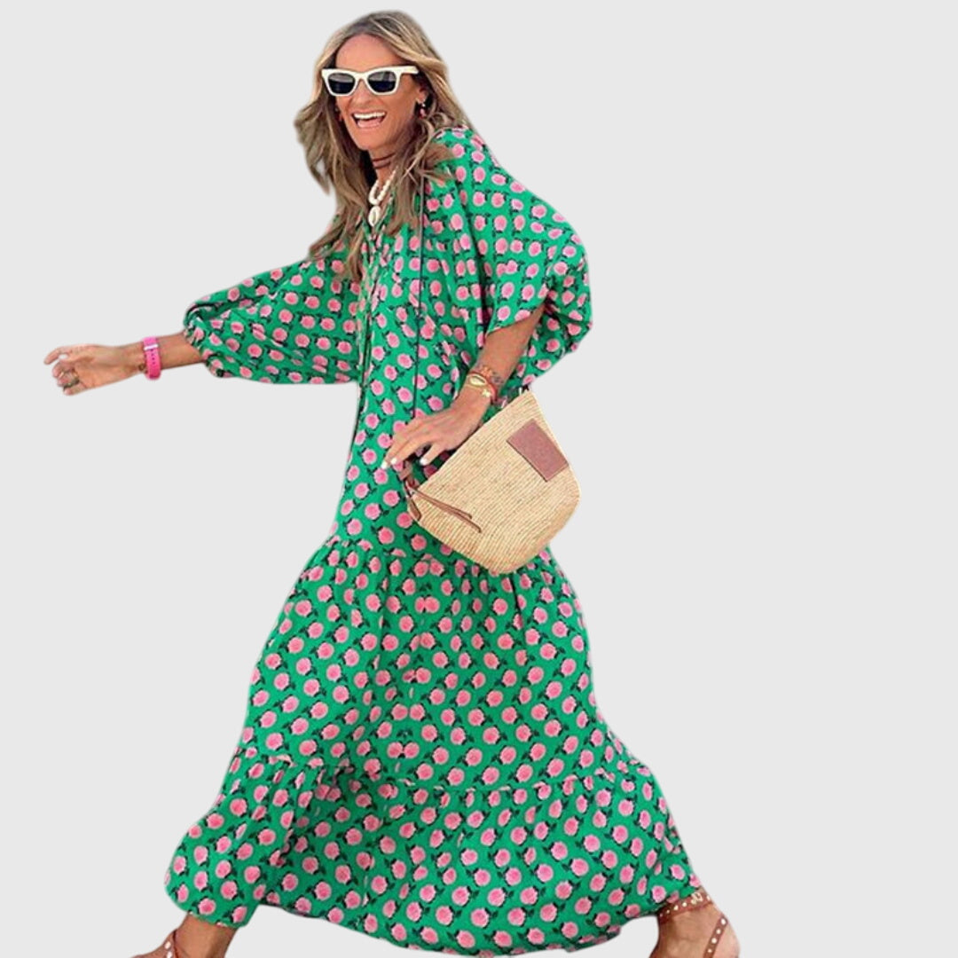 Maya | Boho Maxi Dress