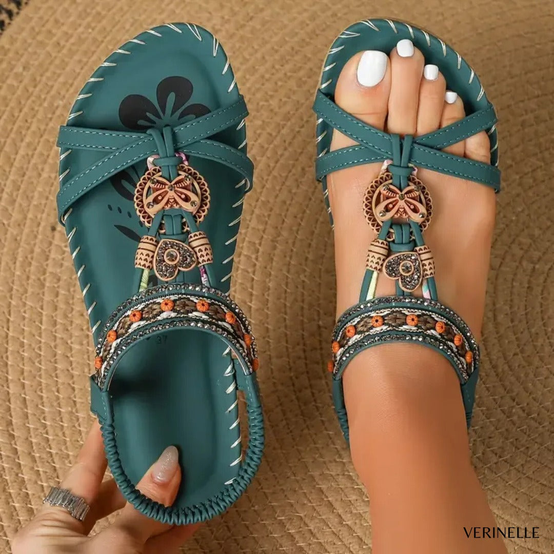 Paloma | Beaded Bohemian Sandals