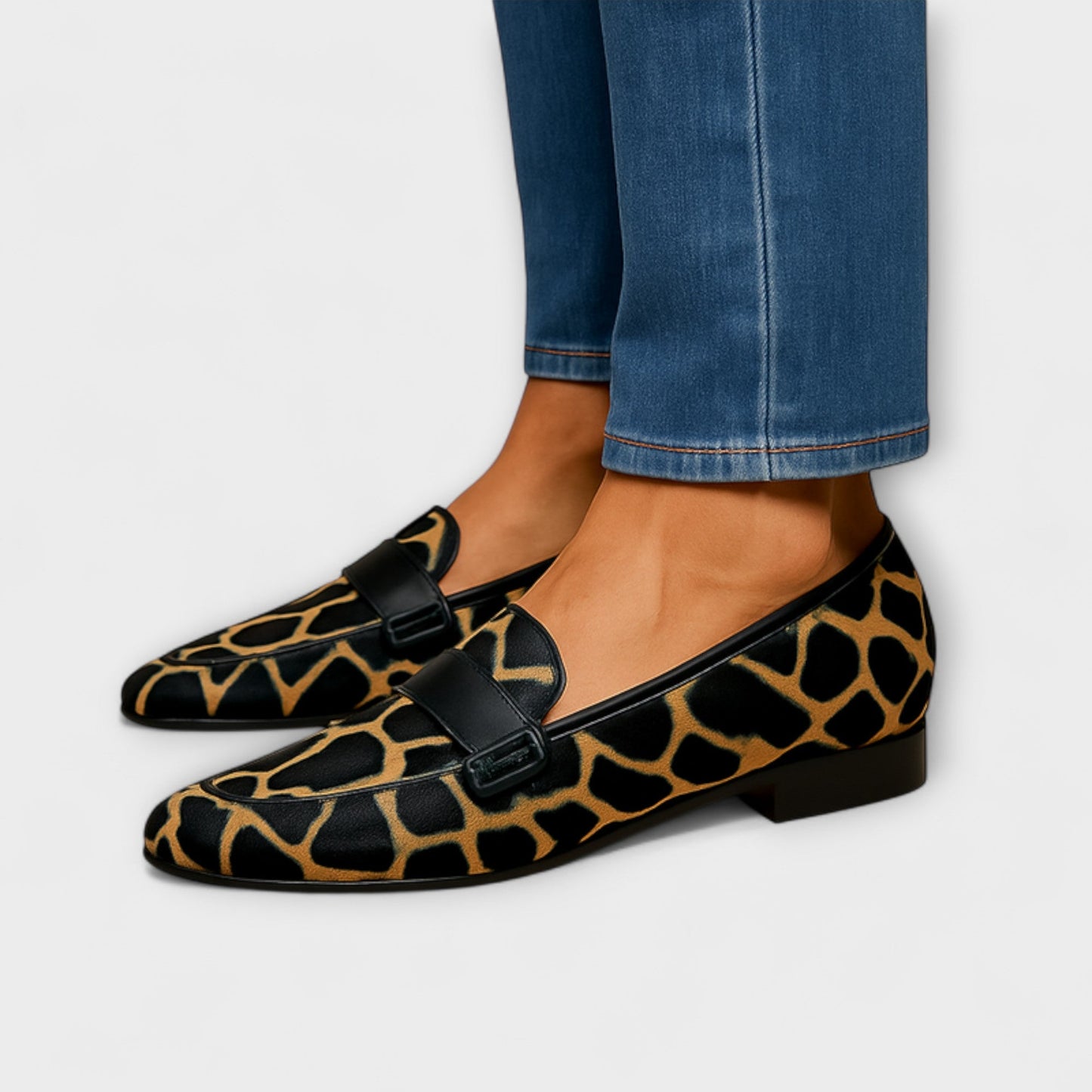 Lorenzo | Leopard Print Slip-On Loafer