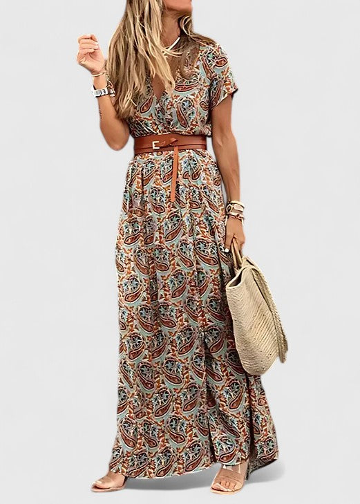 Isabella | Flowing Boho Maxi Dress