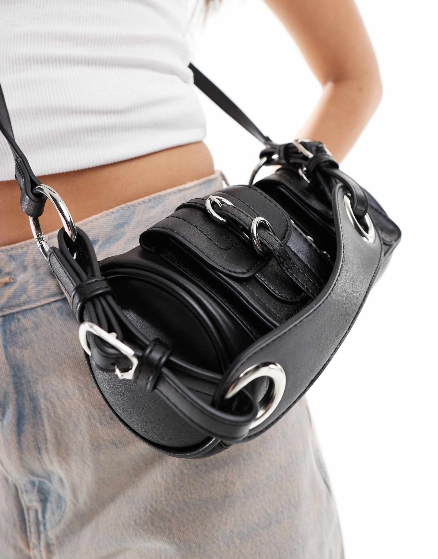 Raina | Embossed Shoulder Bag