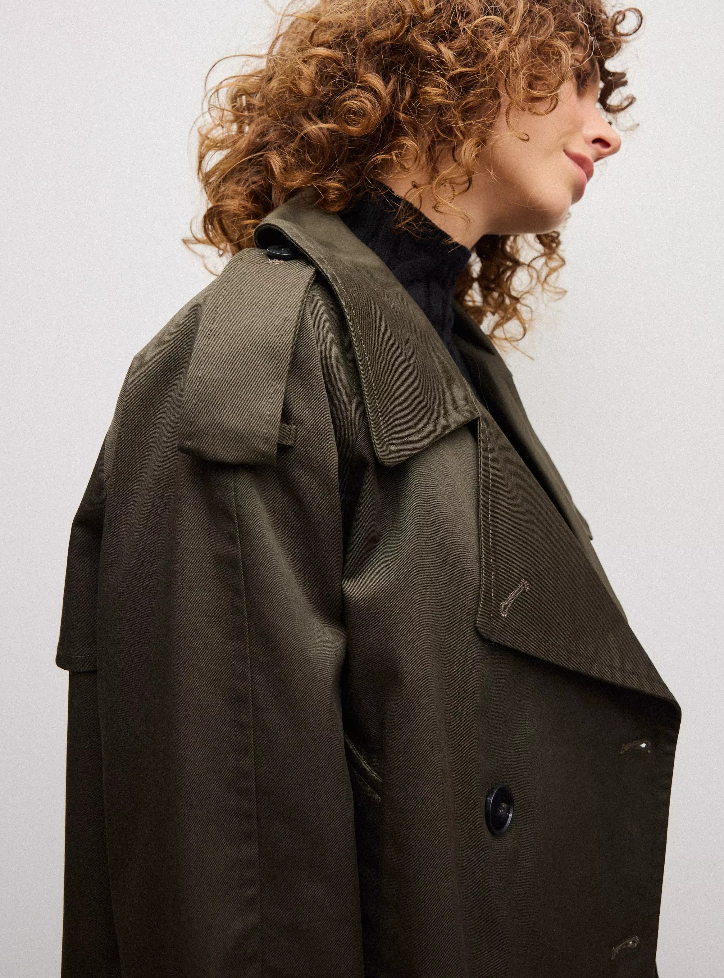 Lina | Twill Work Coat